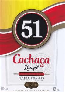 51 Cachaca Brazil FINEST QEALITY - לוגו סימן מסחר רשום