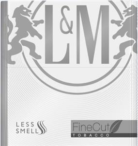 L&M LESS SMELL FineCut TOBACCO - לוגו סימן מסחר