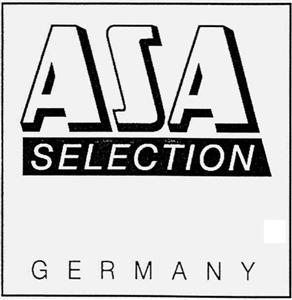 ASA SELECTION GERMANY - לוגו סימן מסחר