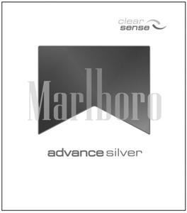 clear sense Marlboro advance silver - לוגו סימן מסחר