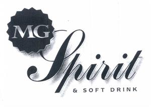 MG Spirit & SOFT DRINK - לוגו סימן מסחר