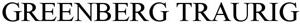 GREENBERG TRAURIG - לוגו סימן מסחר רשום
