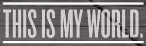 THIS IS MY WORLD. - לוגו סימן מסחר