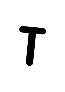 T - לוגו סימן מסחר