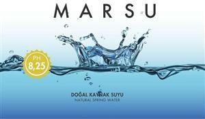 MARSU DOGAL KAYNAK SUYU NATURAL SPRING WATER - לוגו סימן מסחר