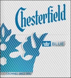 CHESTERFIELD BLUE CROWNED SINCE 1896 - לוגו סימן מסחר