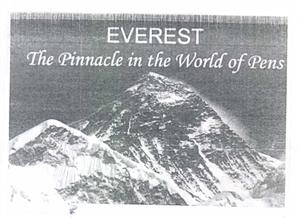 EVEREST The Pinnacle in the Word of Pens - לוגו סימן מסחר