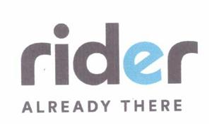 rider ALREADY THERE - לוגו סימן מסחר