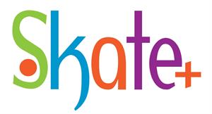 skate + - לוגו סימן מסחר