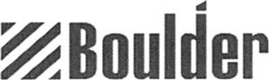Boulder - לוגו סימן מסחר