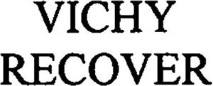 VICHY RECOVER - לוגו סימן מסחר