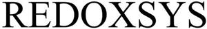 REDOXSYS - לוגו סימן מסחר