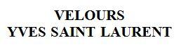 VELOURS YVES SAINT LAURENT - לוגו סימן מסחר רשום