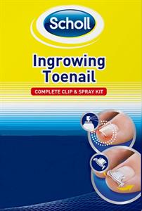 Scholl Ingrowing Toenail COMPLETE CLIP & SPRAY KIT - לוגו סימן מסחר
