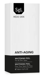 SgL MEDIC SKIN ANTI-AGING WHITENING PEEL For All Skin Types WHITENING PEEL Pour Tous Types De Peau - לוגו סימן מסחר