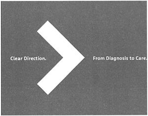 Clear Direction. From Diagnosis to Care. - לוגו סימן מסחר רשום