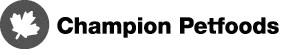 Champion Petfoods - לוגו סימן מסחר רשום