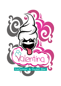 valentina ice cream & sweet bar - לוגו סימן מסחר