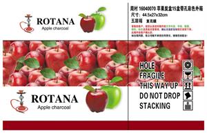 ROTANA Apple charcoal HOLE FRAGILE THIS WAY UP DO NOT DROP STACKING - לוגו סימן מסחר