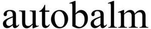 autobalm - לוגו סימן מסחר רשום