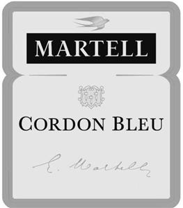 MARTELL CORDON BLEU J. Martel - לוגו סימן מסחר רשום