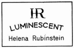 HR LUMINESCENT Helena Rubinstein - לוגו סימן מסחר רשום