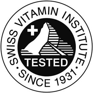 SWISS VITAMIN INSTITUTE SINCE 1931 TESTED - לוגו סימן מסחר רשום