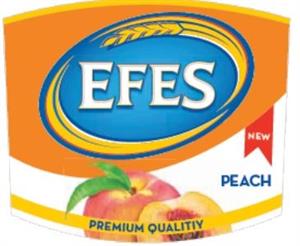 EFES NEW PEACH PREMIUM QUALITIY - לוגו סימן מסחר