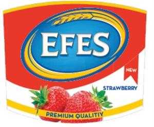 EFES NEW STRAWBERRY PREMIUM QUALITIY - לוגו סימן מסחר