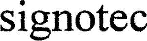 signotec - לוגו סימן מסחר רשום