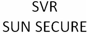 SVR SUN SECURE - לוגו סימן מסחר רשום