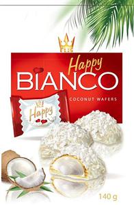 FLIS Happy BIANCO Happy COCONUT WAFERS - לוגו סימן מסחר