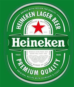 HEINEKEN LAGER BEER Heineken PREMIUM QUALITY - לוגו סימן מסחר רשום
