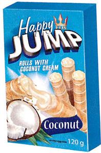 FLIS Happy JUMP ROLLS WITH COCONUT CREAM Coconut - לוגו סימן מסחר רשום