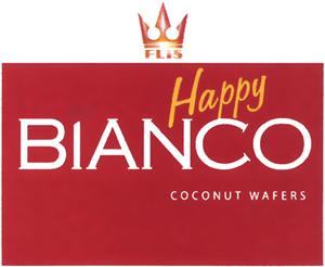 FLIS Happy BIANCO COCONUT WAFERS - לוגו סימן מסחר רשום