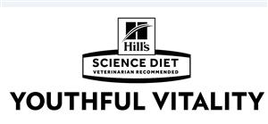 H Hill's SCIENCE DIET VETERINARIAN RECOMMENDED YOUTHFUL VITALITY - לוגו סימן מסחר רשום
