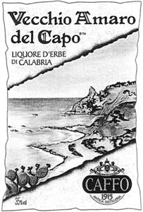 Vecchio Amaro del Capo LIQUORE D'ERBE DI CALABRIA - לוגו סימן מסחר רשום