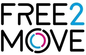FREE 2 MOVE - לוגו סימן מסחר רשום