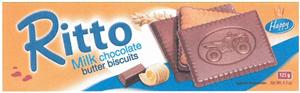 FLIS Happy Ritto Milk chocolate butter biscuits - לוגו סימן מסחר רשום
