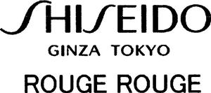 SHISEIDO GINZA TOKYO ROUGE ROUGE - לוגו סימן מסחר רשום