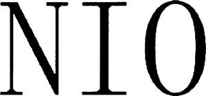 NIO - לוגו סימן מסחר רשום