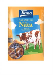 Tirma CARAMELOS de Nata CREAM CARAMELS - לוגו סימן מסחר רשום