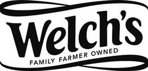 Welch's FAMILY FARMER OWNED - לוגו סימן מסחר רשום