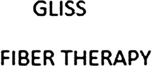 GLISS FIBER THERAPY - לוגו סימן מסחר רשום