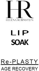 HR HELENA RUBINSTEIN LIP SOAK Re-PLASTY AGE RECOVERY - לוגו סימן מסחר רשום