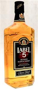 LABEL 5 BLENDED SCOTCH WHISKY - לוגו סימן מסחר רשום