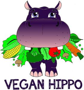 VEGAN HIPPO - לוגו סימן מסחר