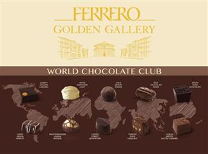 FERRERO GOLDEN GALLERY WORLD CHOCOLATE CLUB - לוגו סימן מסחר רשום
