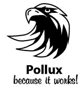 pollux because it works! - לוגו סימן מסחר רשום