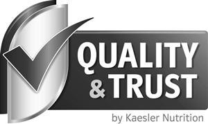 QUALITY & TRUST by Kaesler Nutrition - לוגו סימן מסחר רשום